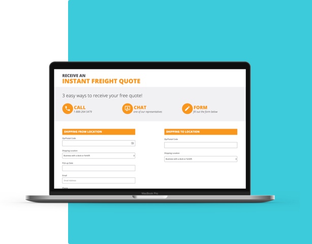 Instant quotes generate quick business