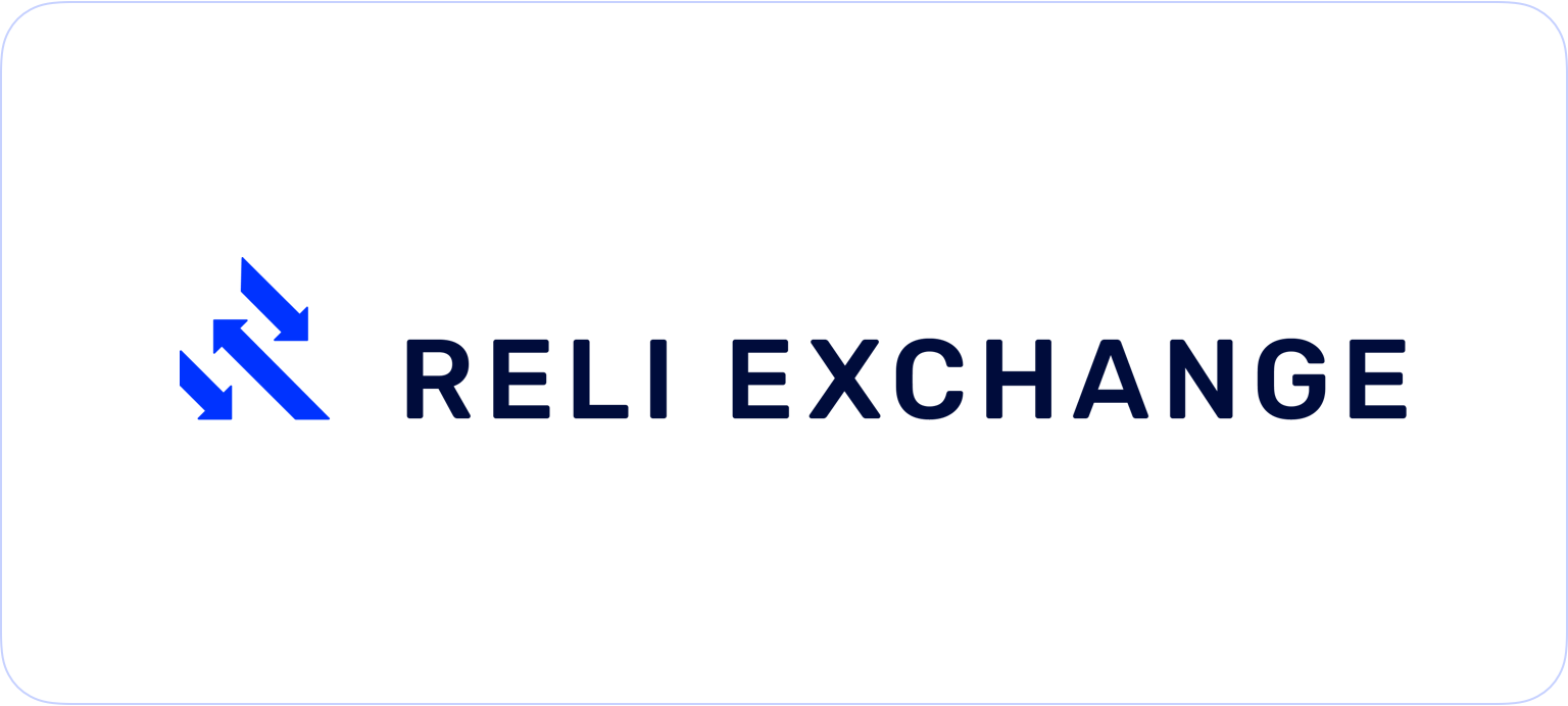 RELI Exchange logo on white