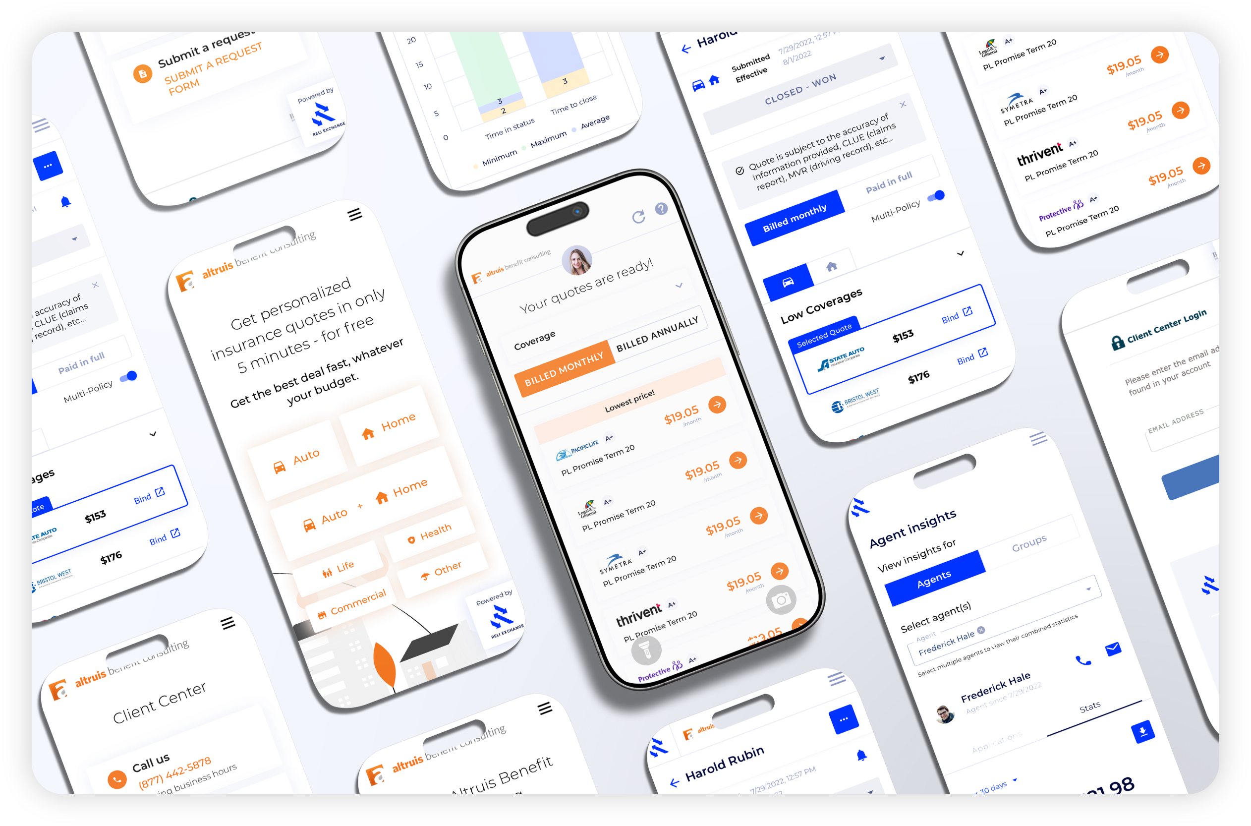 RELI Exchange platform on devices